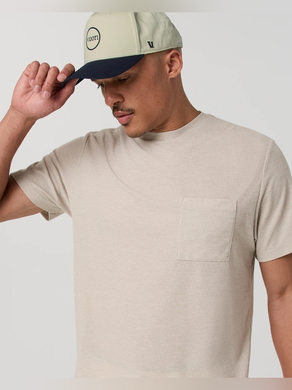 NWT Vuori Short Sleeve Micro Waffle Tee-Relaxed Fit